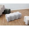 SAFAVIEH Couture Collection Jacqualessa Light Brown Chenille Bench (Fully Assembled)(Grey)