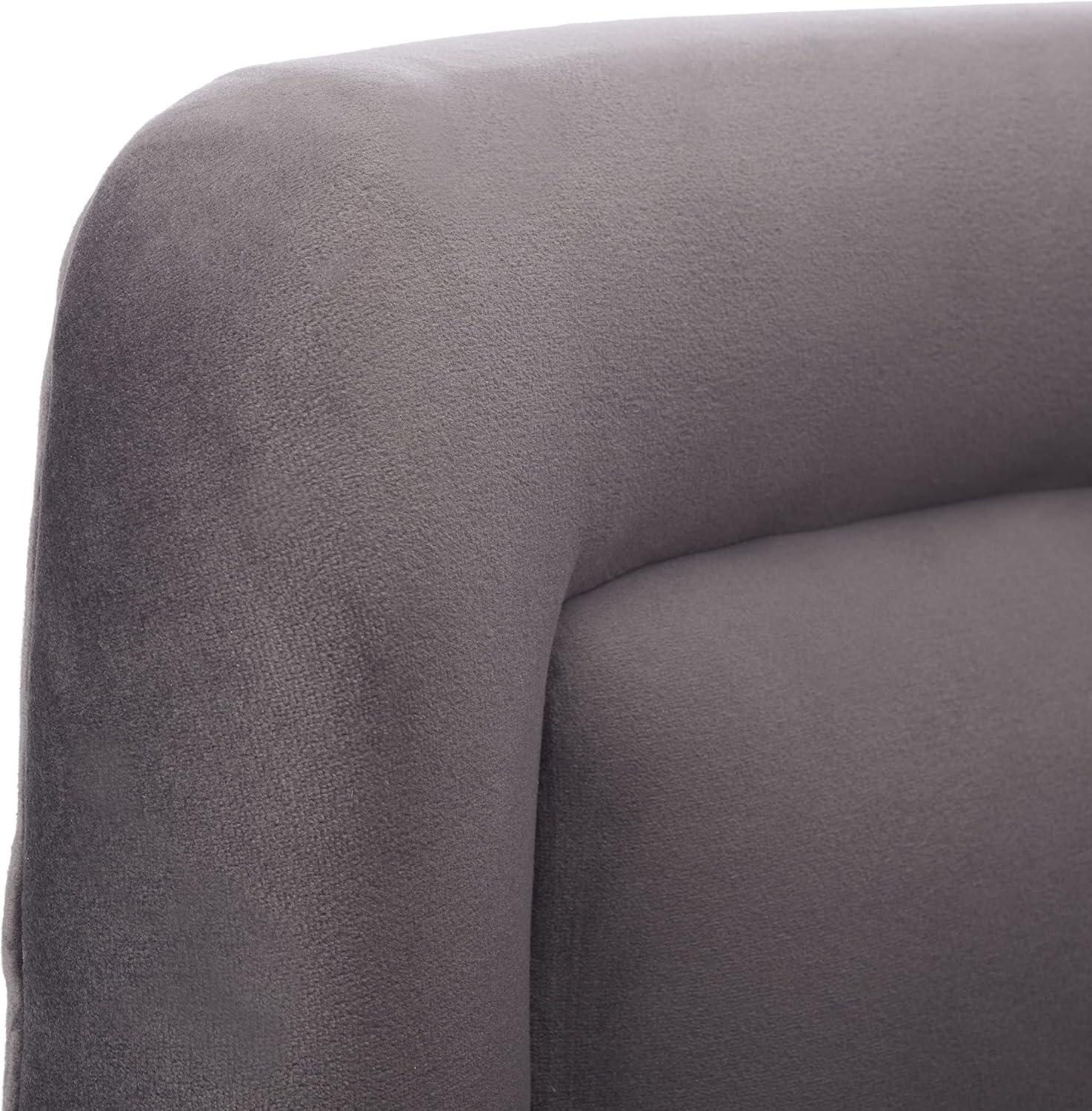 image:imageSAFAVIEH Couture Brynlee Swivel Accent ChairSlate Gold