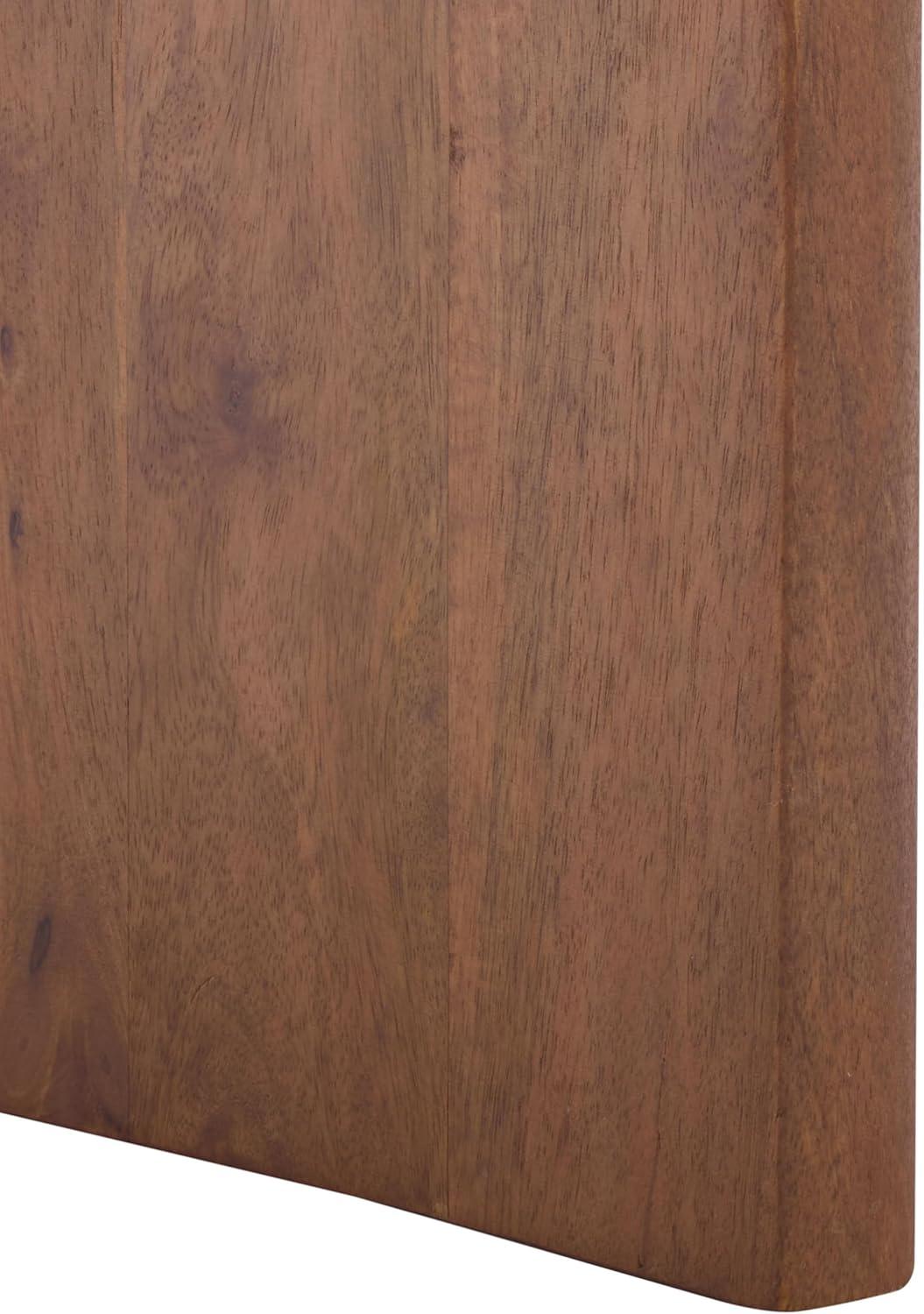 image:imageSAFAVIEH Couture Collection Finley Brown Solid Wood Console Table with 2 Drawers Modern Home Office Desk SFV5793ABrown