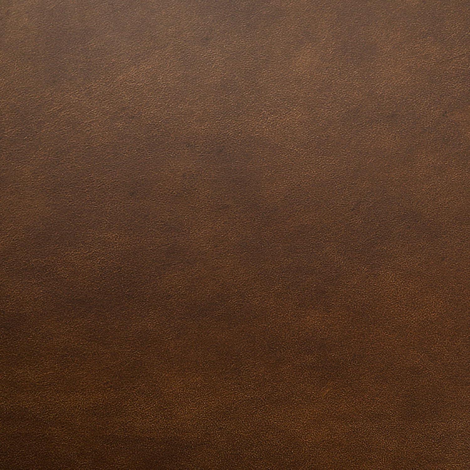 image:imageSAFAVIEH Couture Collection Gustav Dark Brown Top Grain Leather Corner Sectional Fully Assembled LShaped Sofa with Wood Legs SFV2413ADark Brown