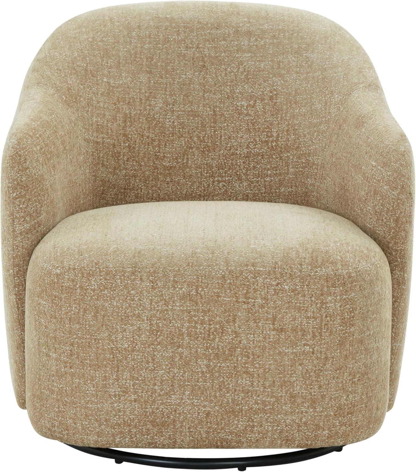 image:imageSAFAVIEH Couture Collection Peitra Dark Brown Chenille Accent Chair Fully Assembled Upholstered Chair SFV4846DLight Brown