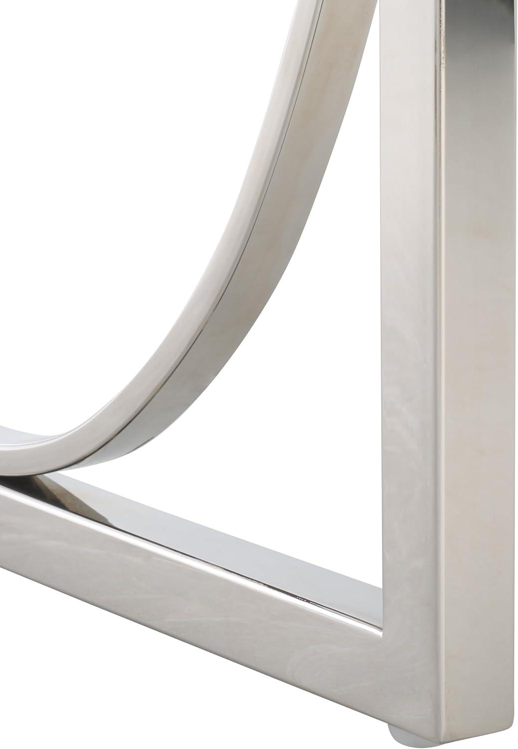 image:imageSAFAVIEH Couture Collection Estella Modern Black Cerused OakSilver 2Drawer Desk