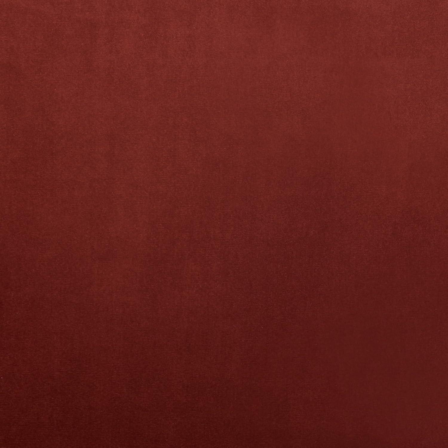 image:imageSAFAVIEH Couture Collection Kellyanne Modern Rust Velvet Dining Chair Fully AssembledRust