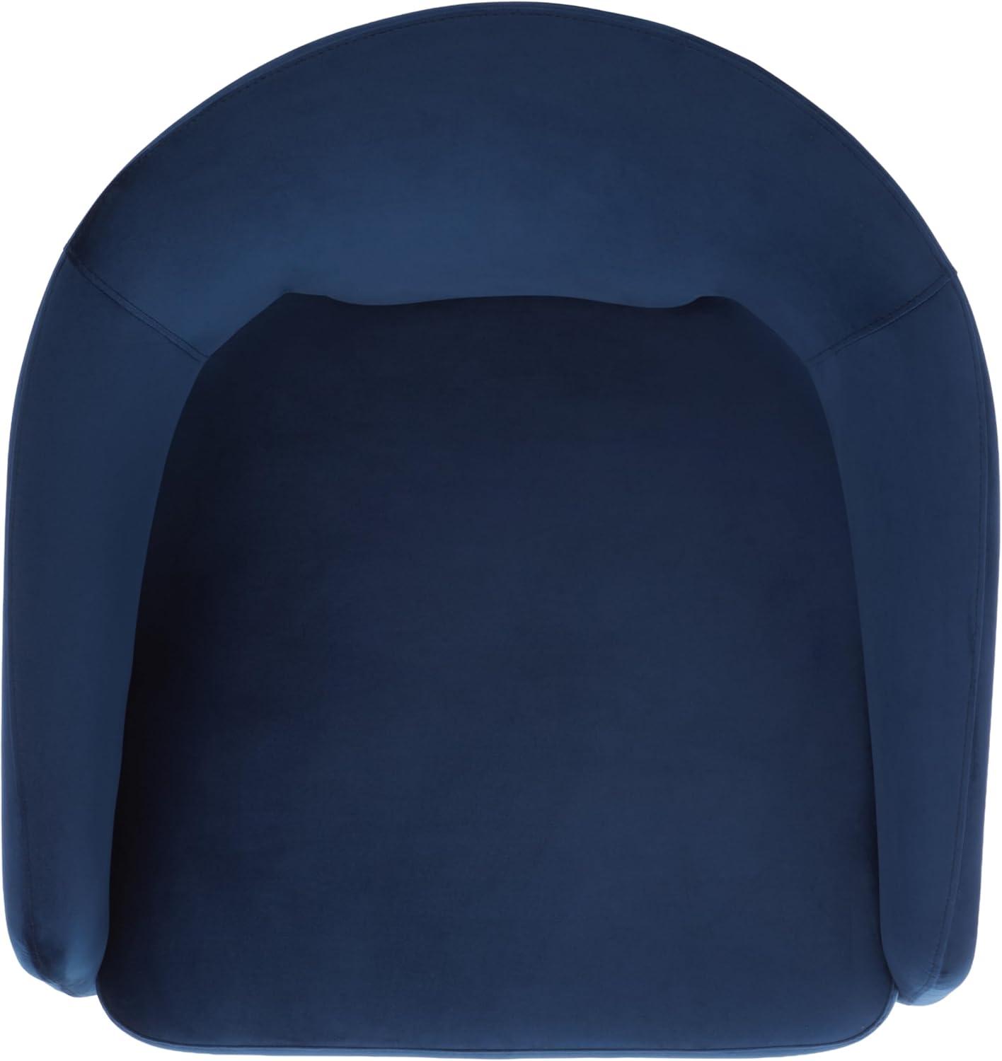 image:imageSAFAVIEH Couture Collection Roseanna Modern Forest Green Velvet Accent Chair Fully AssembledNavy