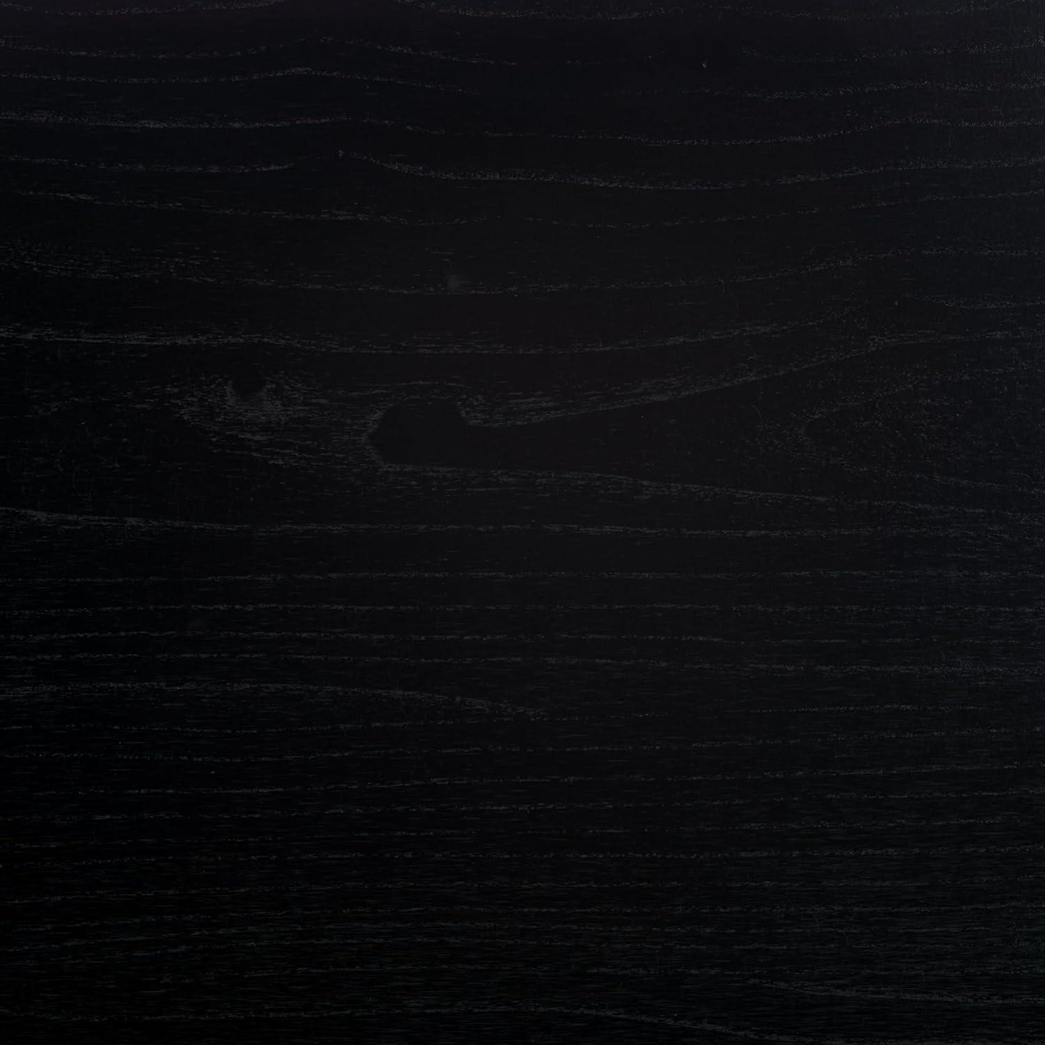 image:imageSAFAVIEH Couture Collection Ryllae Natural Solid Wood Console TableBlack