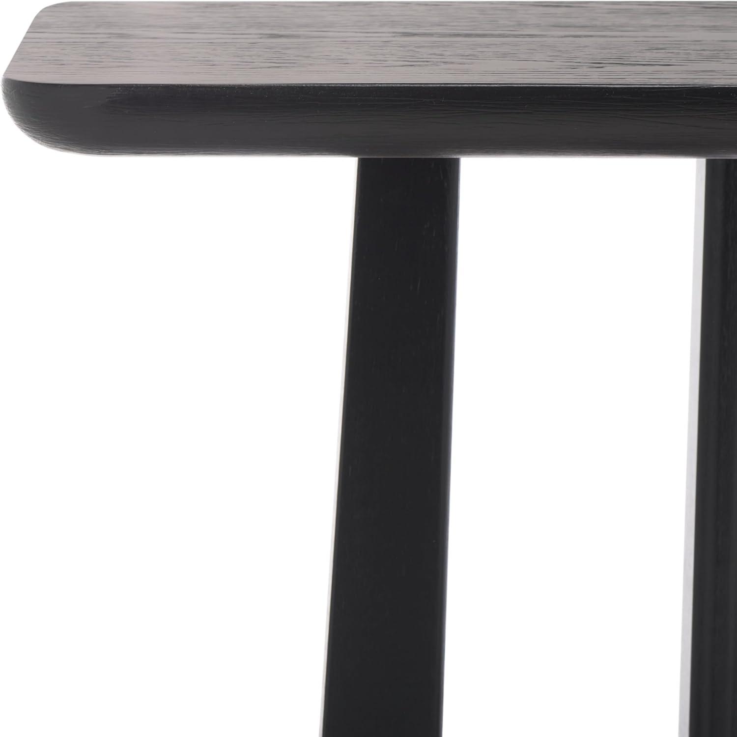 image:imageSAFAVIEH Couture Collection Sasha Medium Oak Console TableBlack