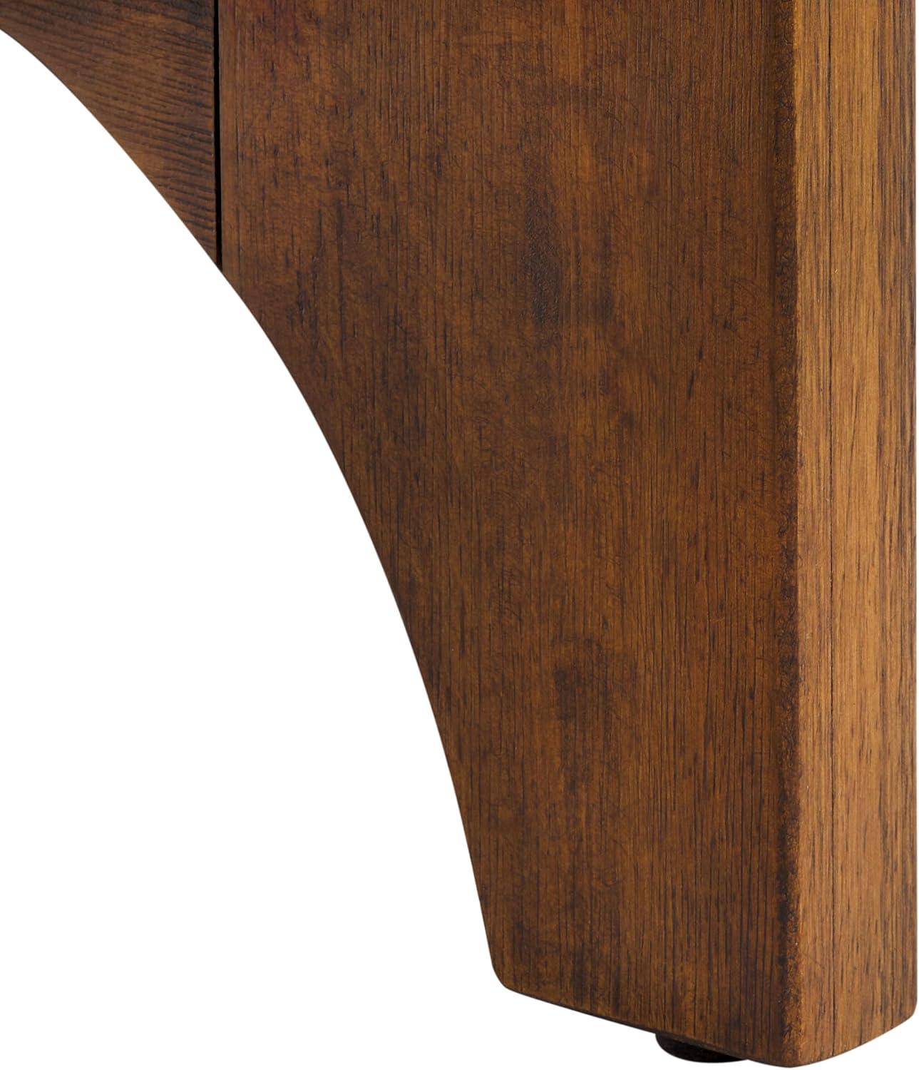 image:imageSAFAVIEH Couture Collection Sasha Medium Oak Console TableMedium Oak