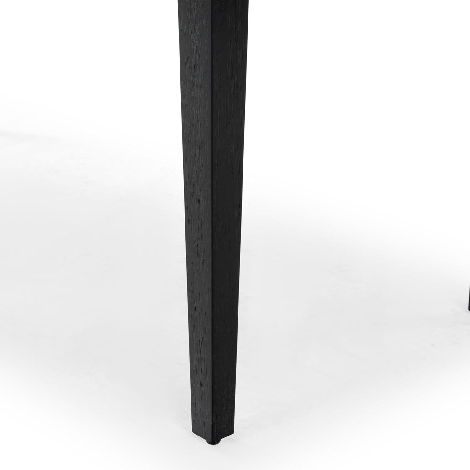 image:imageSAFAVIEH Couture Collection Shelbie Black 1Drawer Reeded Computer Table Office Writing DeskBlackBlack