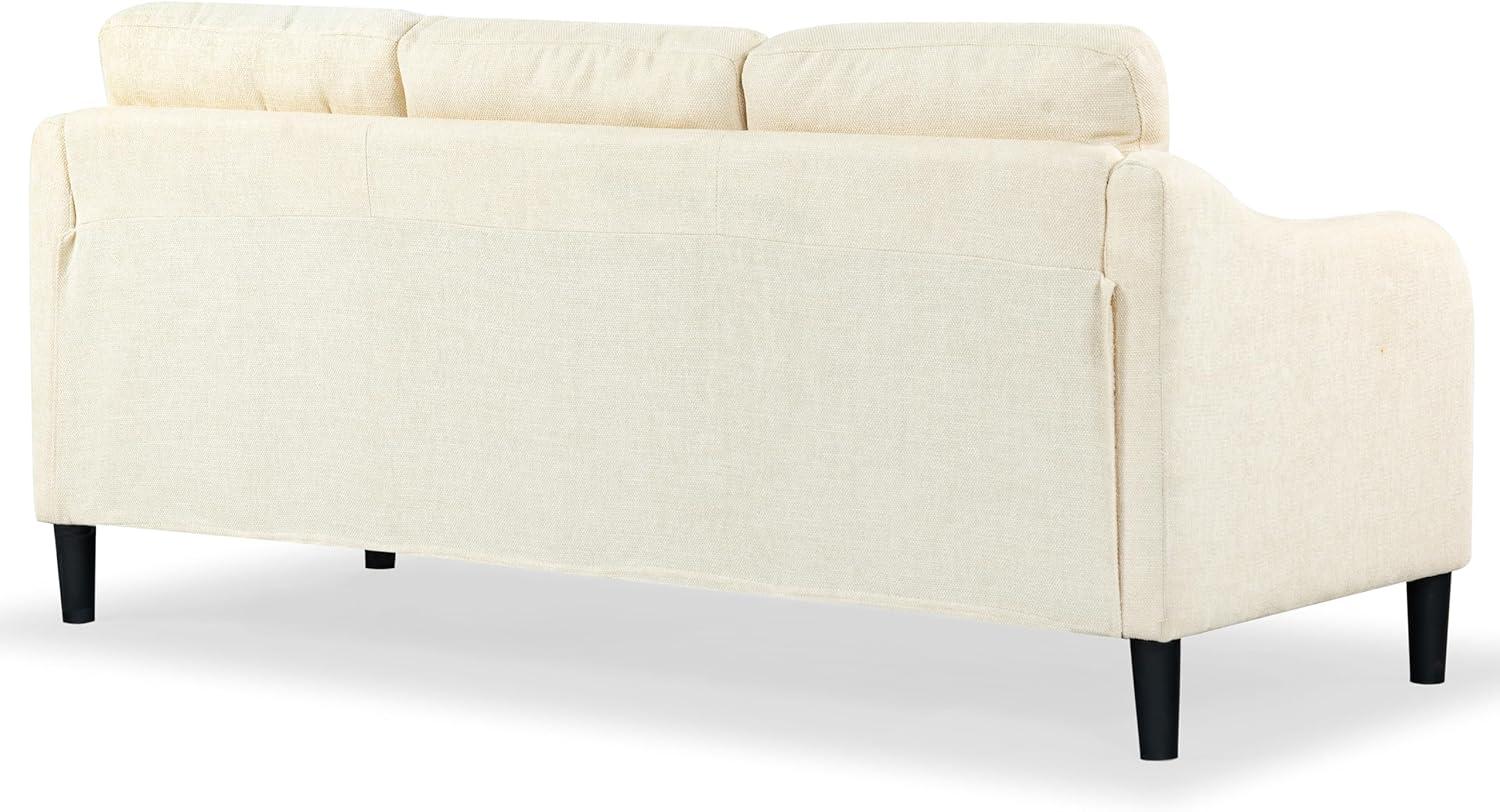 image:imageSAFAVIEH Couture Furniture Collection Edalynn Modern Cream 3Seater SofaCream
