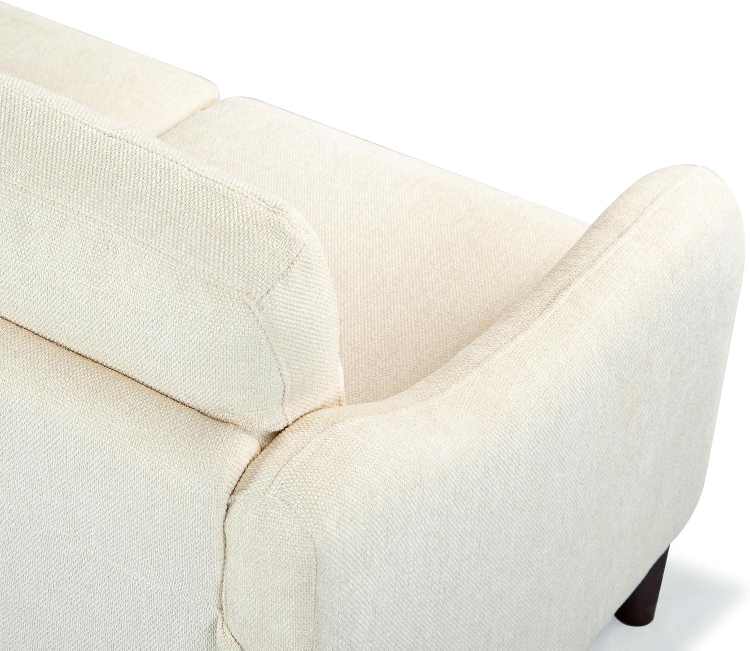 image:imageSAFAVIEH Couture Furniture Collection Edalynn Modern Cream 3Seater SofaCream