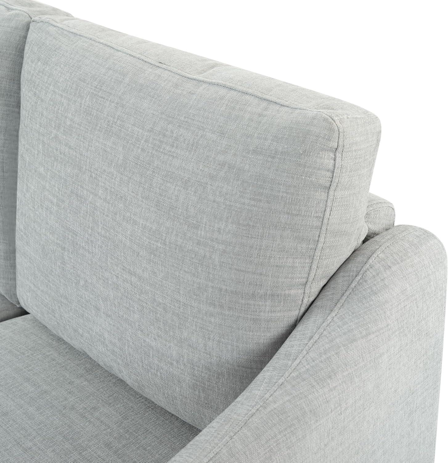 image:imageSAFAVIEH Couture Furniture Collection Edalynn Modern Cream 3Seater SofaLight Grey