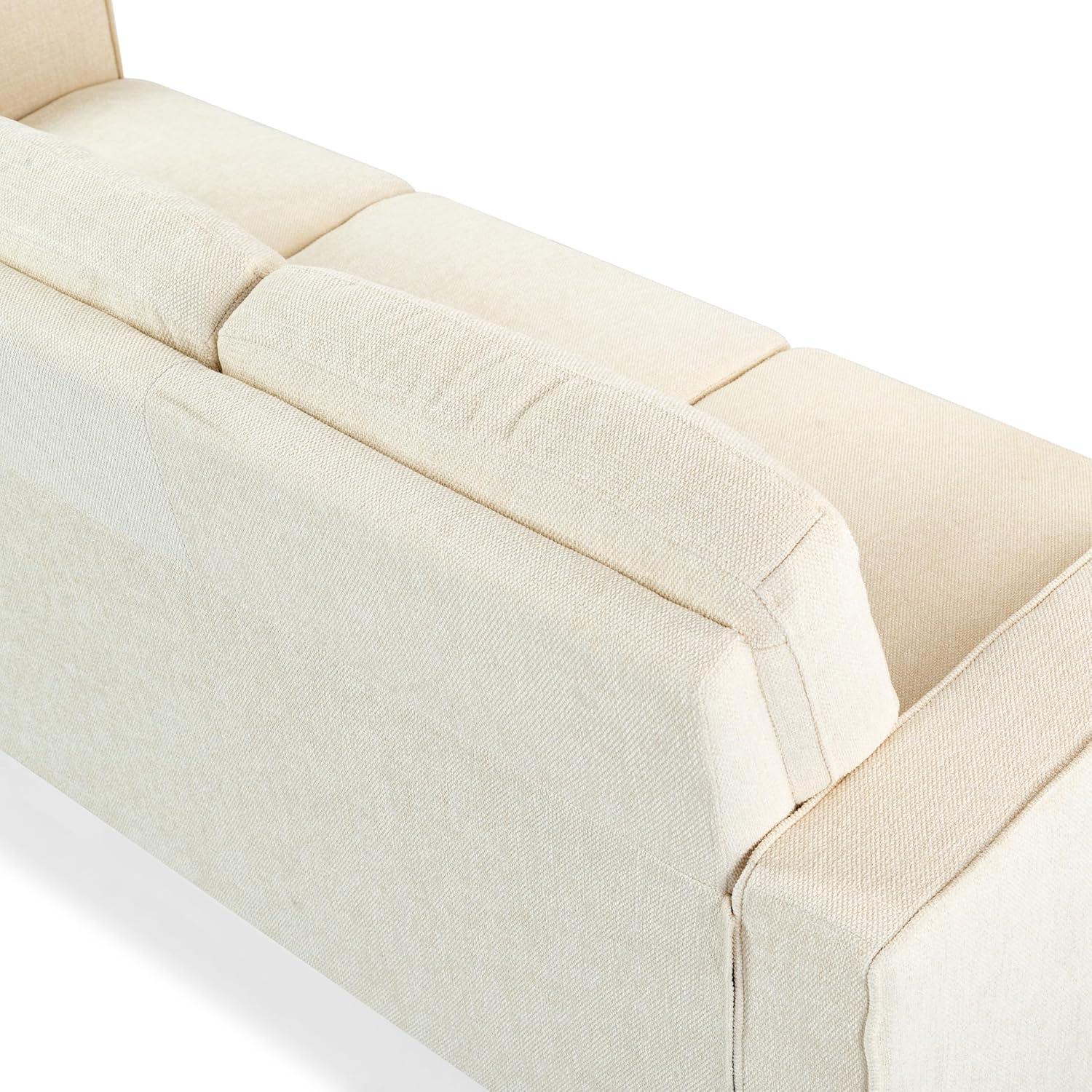 image:imageSAFAVIEH Couture Furniture Collection Felicianya Modern Grey 3Seater SofaCream