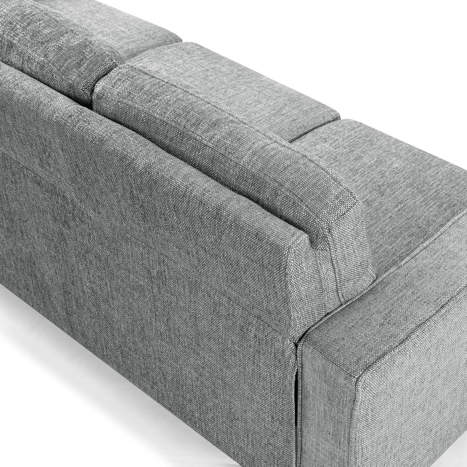 image:imageSAFAVIEH Couture Furniture Collection Felicianya Modern Grey 3Seater SofaGrey