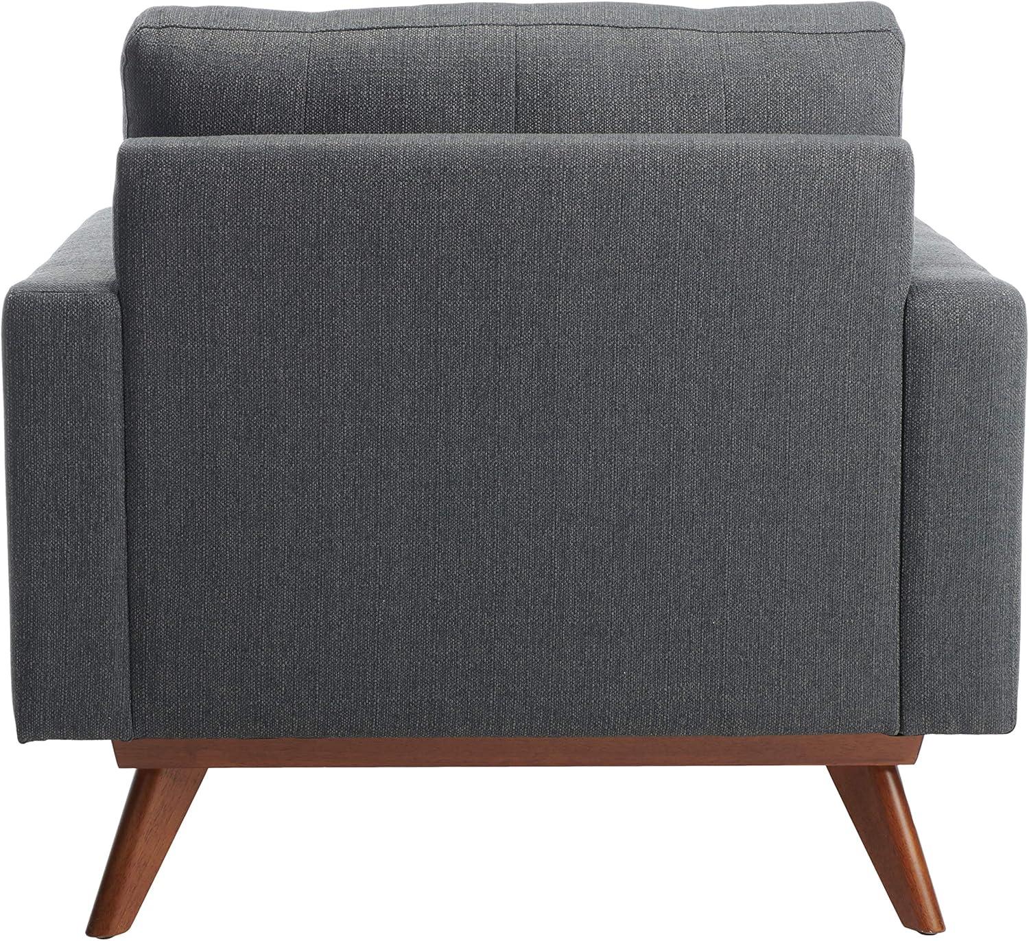 image:imageSafavieh Couture Home Gneiss MidCentury Modern Slate Grey Linen Arm Chair