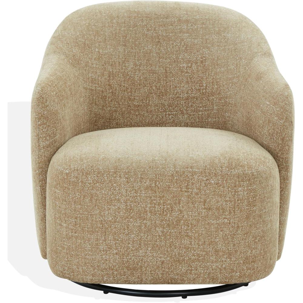 image:imageSAFAVIEH Couture Collection Peitra Dark Brown Chenille Accent Chair Fully Assembled Upholstered Chair SFV4846DLight Brown