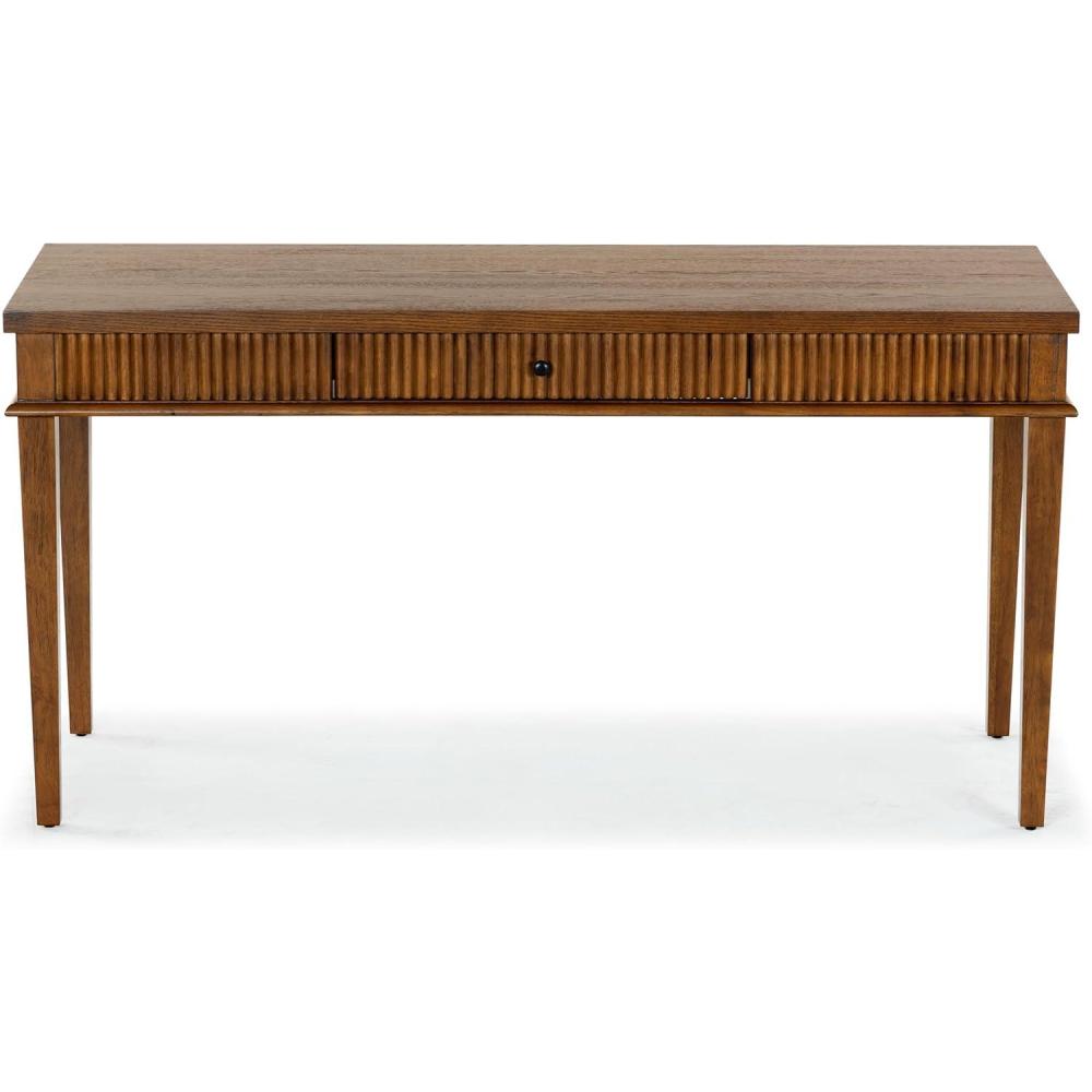 image:imageSAFAVIEH Couture Collection Shelbie Black 1Drawer Reeded Computer Table Office Writing DeskMedium OakBlack