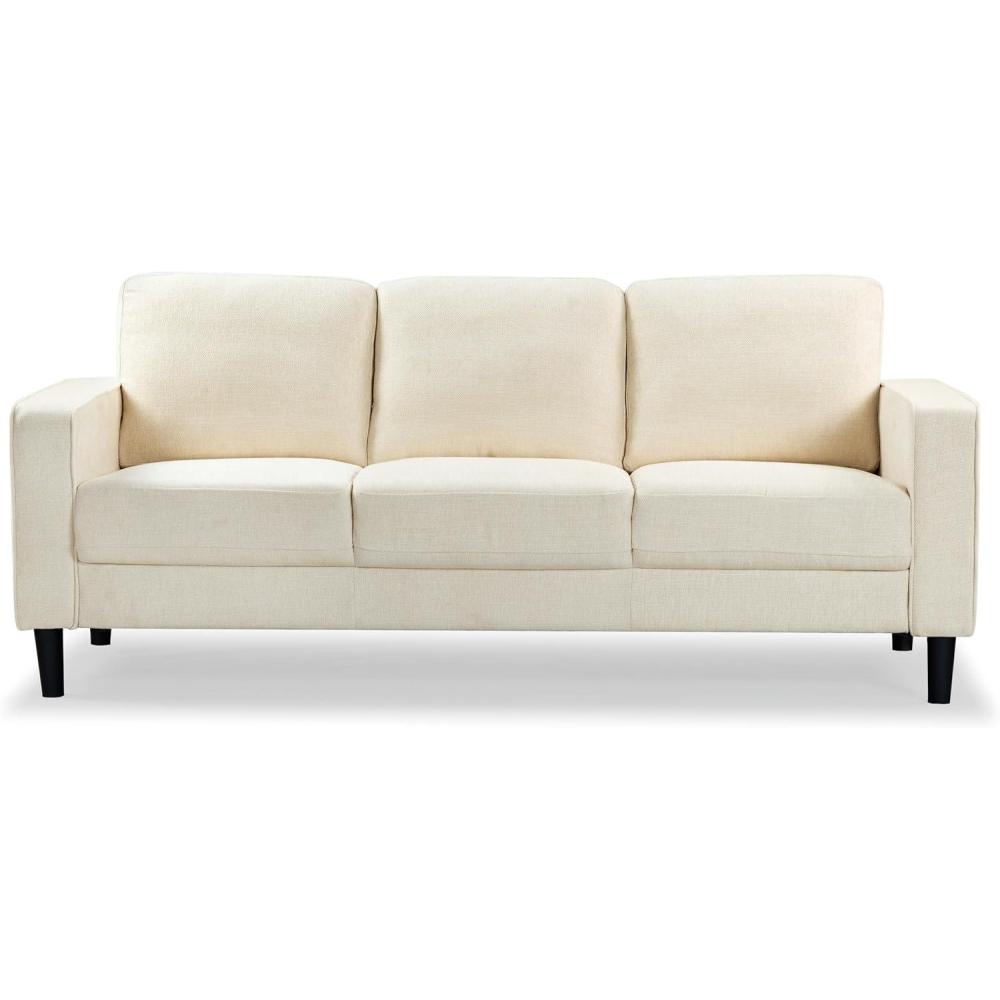 image:imageSAFAVIEH Couture Furniture Collection Felicianya Modern Grey 3Seater SofaCream