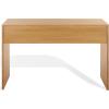 SAFAVIEH Couture Collection – Jessey Black Wood 2-Drawer Desk with Brass Accents, Modern Writing Table with Storage (SFV4236A)(Natural/Black)