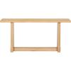 SAFAVIEH Couture Collection – Maliq Natural Console Table, Modern Entryway Accent Table with Clean-Lined Design (SFV4272A)(Natural)