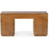 SAFAVIEH Couture Collection – Zeus Black Wood 7-Drawer Desk, Modern Storage Writing Table (SFV4220C)(Medium Oak)