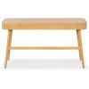 SAFAVIEH Couture Collection Barnett Natural Brown 1-Drawer Computer Table Office Writing Desk