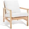 SAFAVIEH Couture Collection Emmalee Walnut/Natural Cord Back Accent Chair(Natural)