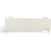 SAFAVIEH Couture Collection Florentino Cream/Gold Tufted Sofa (Fully Assembled)