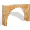 SAFAVIEH Couture Collection Katelynn Natural Arched Console Table for Living Room, Foyer, Bedroom, Hallway, Entryway, Home Office (Fully Assembled)(Natural)