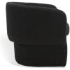 SAFAVIEH Couture Collection Kellyanne Modern Rust Velvet Dining Chair (Fully Assembled)(Black)