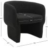 SAFAVIEH Couture Collection Kellyanne Modern Rust Velvet Dining Chair (Fully Assembled)(Black)
