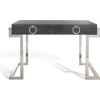 SAFAVIEH Couture Collection Maia Black Cerused Oak 2-Drawer Home Office Writing Desk(Black Ceruse Oak)