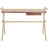 SAFAVIEH Couture Collection Regis Walnut/Bronze Office Computer Writing Desk