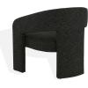 SAFAVIEH Couture Collection Roseanna Modern Forest Green Velvet Accent Chair (Fully Assembled)(Black)