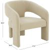SAFAVIEH Couture Collection Roseanna Modern Forest Green Velvet Accent Chair (Fully Assembled)(Ivory)