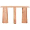 SAFAVIEH Couture Collection Ryllae Natural Solid Wood Console Table(Natural)