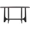 SAFAVIEH Couture Collection Sasha Medium Oak Console Table(Black)