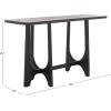 SAFAVIEH Couture Collection Sasha Medium Oak Console Table(Black)