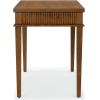 SAFAVIEH Couture Collection Shelbie Black 1-Drawer Reeded Computer Table Office Writing Desk(Medium Oak/Black)