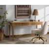 SAFAVIEH Couture Collection Shelbie Black 1-Drawer Reeded Computer Table Office Writing Desk(Oak/Black)