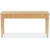 SAFAVIEH Couture Collection Shelbie Black 1-Drawer Reeded Computer Table Office Writing Desk(Oak/Black)