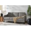 SAFAVIEH Couture Furniture Collection Edalynn Modern Cream 3-Seater Sofa(Grey)