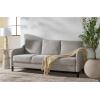 SAFAVIEH Couture Furniture Collection Edalynn Modern Cream 3-Seater Sofa(Light Grey)