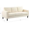 SAFAVIEH Couture Furniture Collection Felicianya Modern Grey 3-Seater Sofa(Cream)