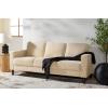 SAFAVIEH Couture Furniture Collection Felicianya Modern Grey 3-Seater Sofa(Cream)
