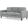 SAFAVIEH Couture Furniture Collection Felicianya Modern Grey 3-Seater Sofa(Grey)