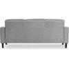 SAFAVIEH Couture Furniture Collection Felicianya Modern Grey 3-Seater Sofa(Grey)