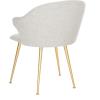 Safavieh Couture Home Edmond Mid-Century Light Grey and Gold Arm Chair(Light Grey / Gold)