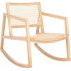 Safavieh Couture Perth Natural Rattan Rocking Chair(Natural)