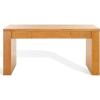 SAFAVIEH Couture Collection – Deborah Black Elm Wood Desk, Modern Writing Table with Drawer Storage (SFV2313B)(Natural)