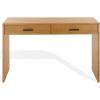 SAFAVIEH Couture Collection – Jessey Black Wood 2-Drawer Desk with Brass Accents, Modern Writing Table with Storage (SFV4236A)(Natural/Black)